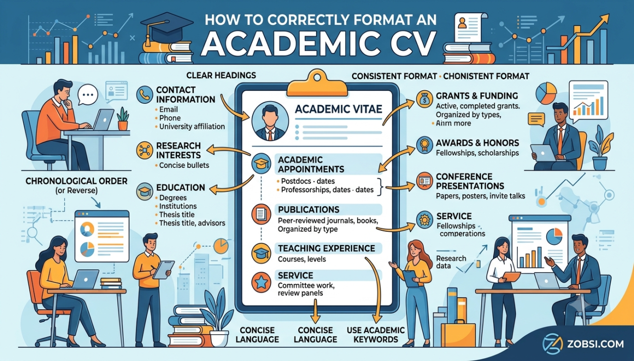 How to Correctly Format an Academic CV